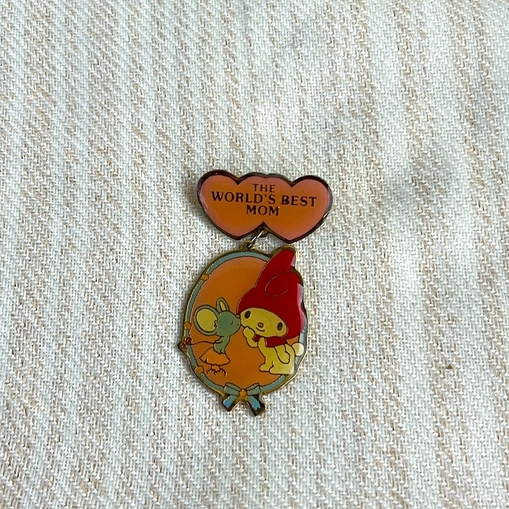 1981 Sanrio “The Worlds Best Mom” Pin